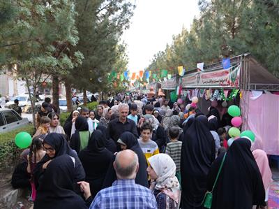 برگزاری جشن بزرگ كیلومتری غدیر در بلوار مشاهیر كمال‌شهر